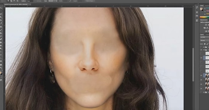 Lik je pomoću Photoshopa stvorio "savršenu ženu", pogledajte kako je na kraju izgledala
