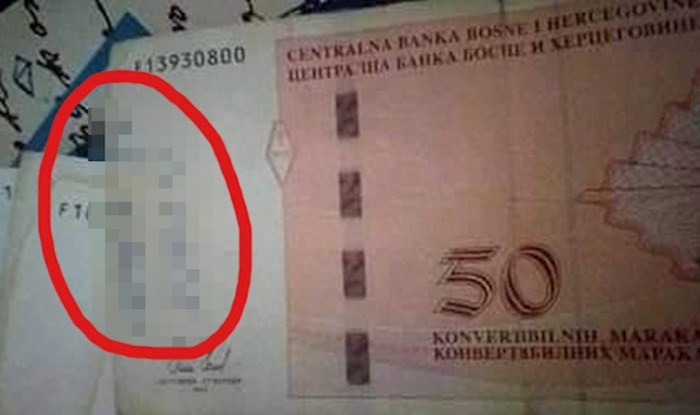 Stariji gospodin ne shvaća kako novac funkcionira, nešto je napisao na novčanicu