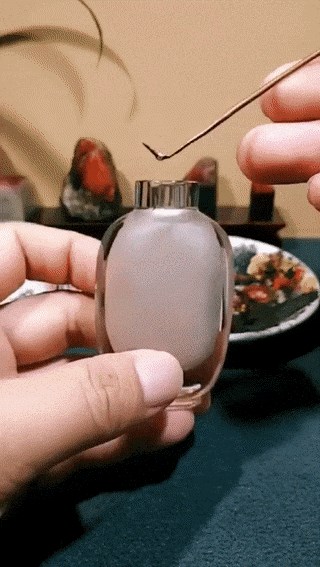 NEVJEROJATAN TALENT Uzela je tanki kist, bočicu i napravila nešto prelijepo