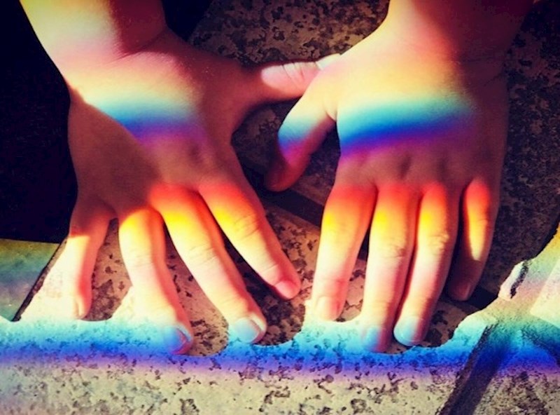 "Moj sinčić mi je pokazao kako se dotakne duga."