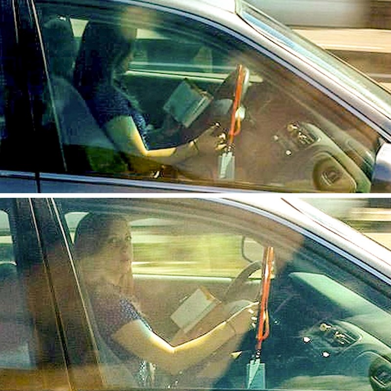 Čitanje knjiga je za pohvalu, ali nije baš pametno raditi to tijekom vožnje.