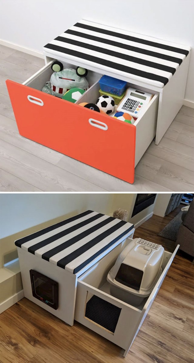 Spremnik za igračke pretvorili su u nešto drugo...