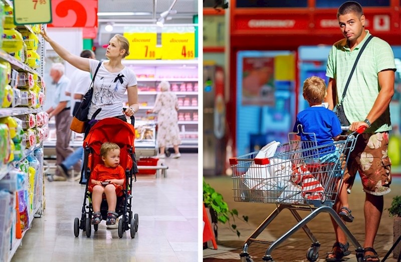 Veliki trgovački lanci ne žele da muškarci kupuju zajedno sa ženama.