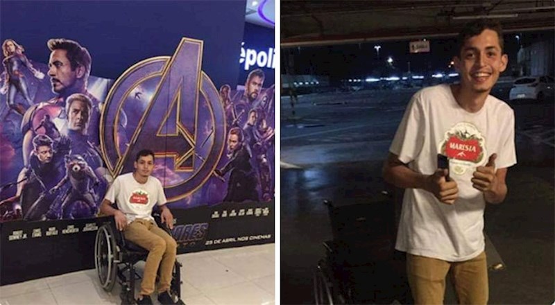 Ovaj mladić je u kinu glumio da je invalid kako bi dobio mjesto u dvorani.