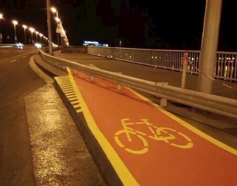 Zamislite koliko je biciklista na ovom mjestu počelo psovati...