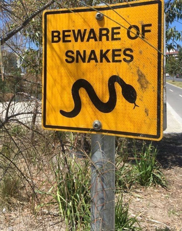 Znak koji biste u Australiji mogli često vidjeti...