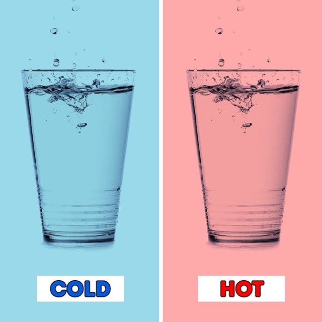 Po zvuku je moguće prepoznati je li voda hladna ili vruća.