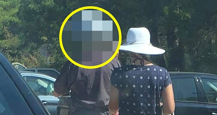 Turist se zaštitio od sunca na bizaran način, pogledajte što je netko slikao