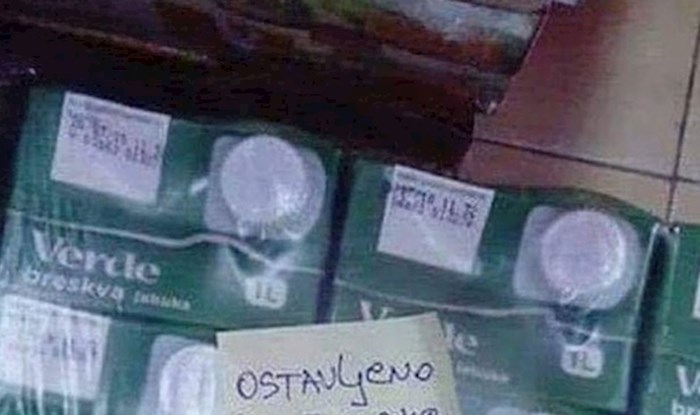 Netko je u dućanu na soku ugledao neočekivan natpis koji ga je nasmijao