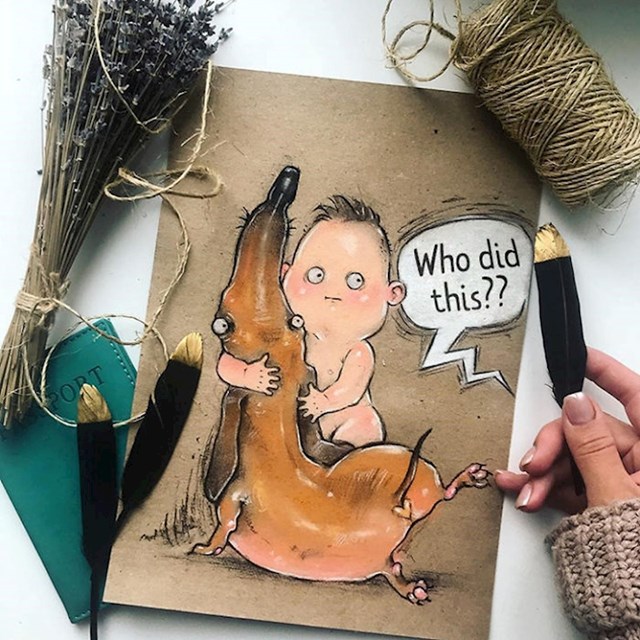 Mama je ilustracijama prikazala kako izgleda njen život s mužem i malom djecom mama je ilustracijama prikazala kako izgleda njen život s mužem i malom djecom