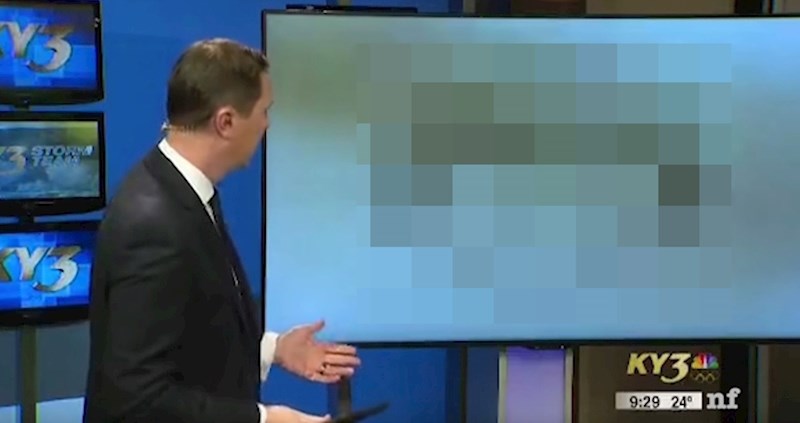 VIDEO Voditelj vijesti je ostao bez teksta kad je vidio fotorobot muškarca koji je opljačkao dućan