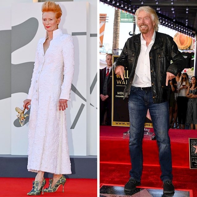 Tilda Swinton i Richard Branson - 179 cm