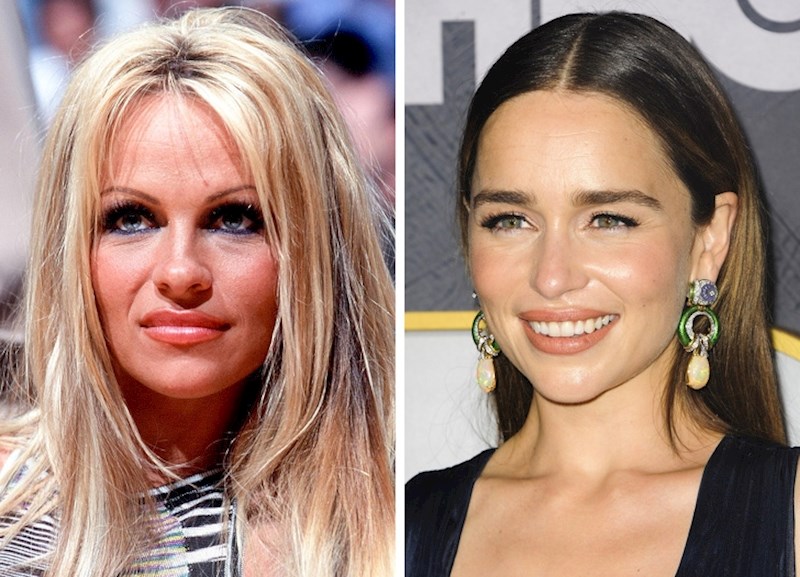 Pamela Anderson i Emilia Clarke s 33 godine
