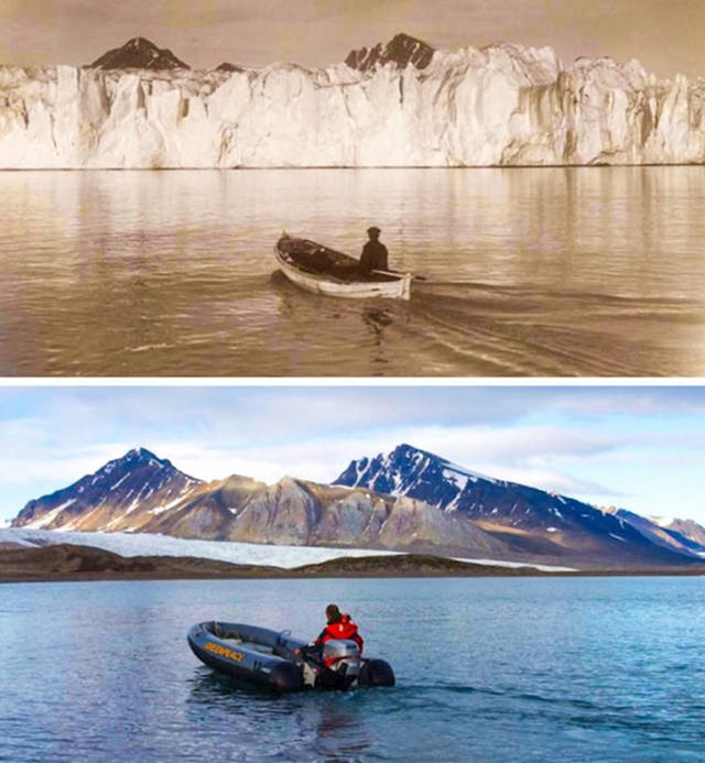 Arktik prije 100 godina i danas :(