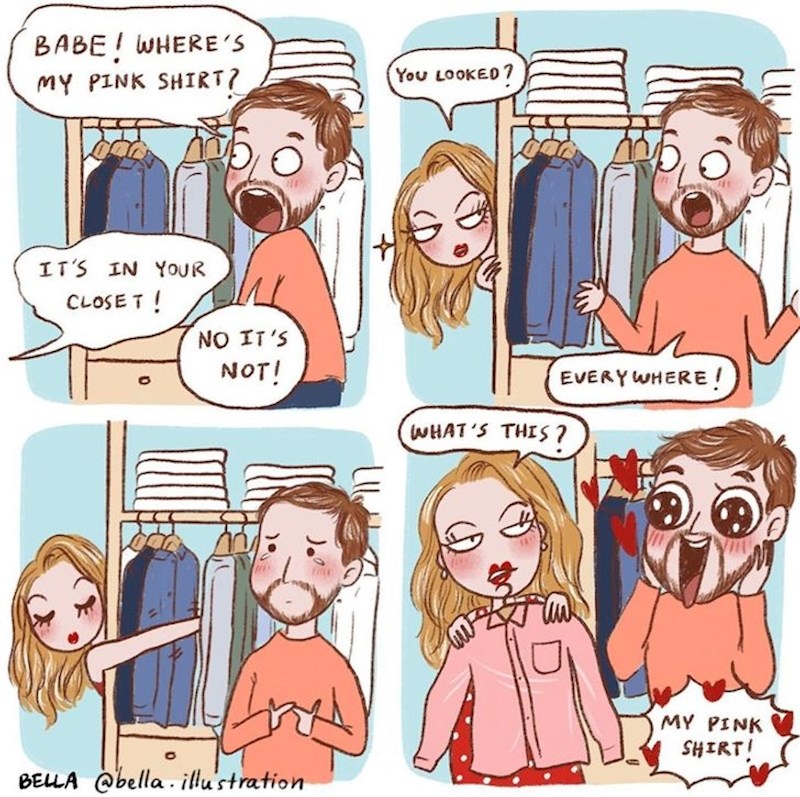 Ono kad dragi ne može nešto naći...