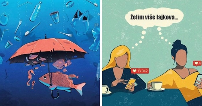 20 ironičnih ilustracija koje pokazuju kako današnji svijet zapravo funkcionira