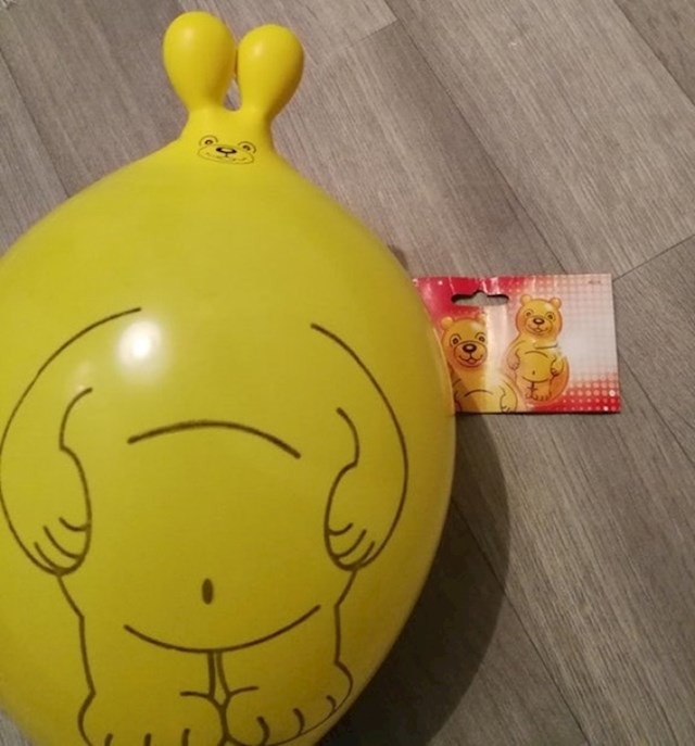 "Moje dijete je htjelo balon u obliku debelog mede, a ne pretilog zeca!"