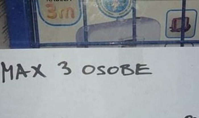 Dalmatinci su strancima na smiješan način pokazali koliko ljudi najviše smije ući u dućan