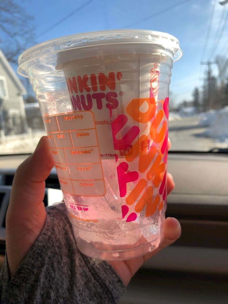 "Naručila sam Espresso i zamolila ih da naprave da bude jako hladan."