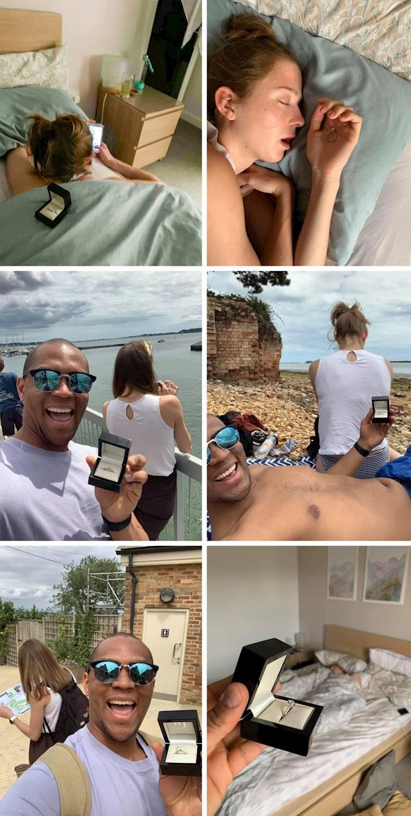 Ovaj lik je mjesec dana slikao zaručnički prsten blizu svoje partnerice, ništa nije primijetila (na kraju je rekla "da").