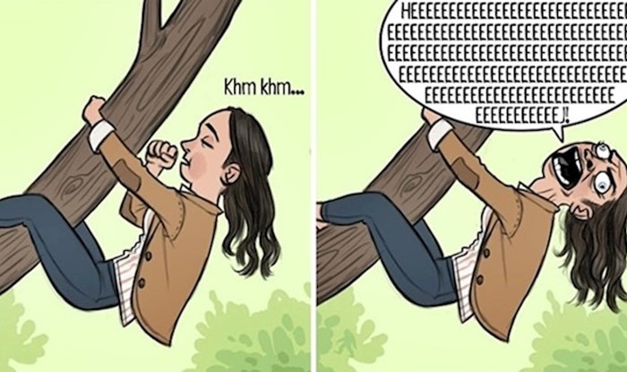 Crtač stripova je pokazao kako bi ljudi izgledali kad bi kao životinje tražili partnere