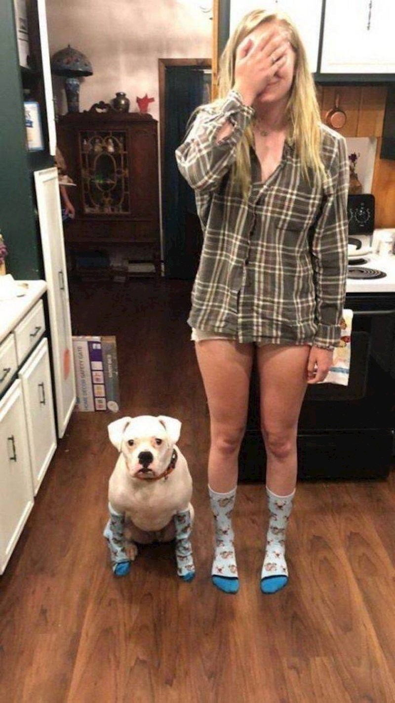 Htio je iste čarape kao i njegova vlasnica. Ispunila mu je želju.