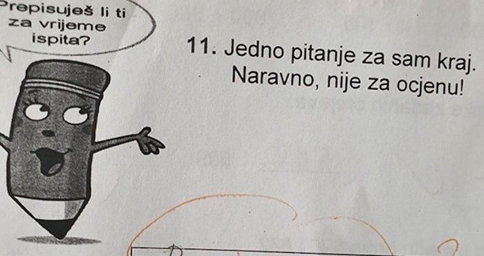 Dijete je sasvim iskreno odgovorilo na dodatno pitanje u testu, učiteljica nije više znala što da misli
