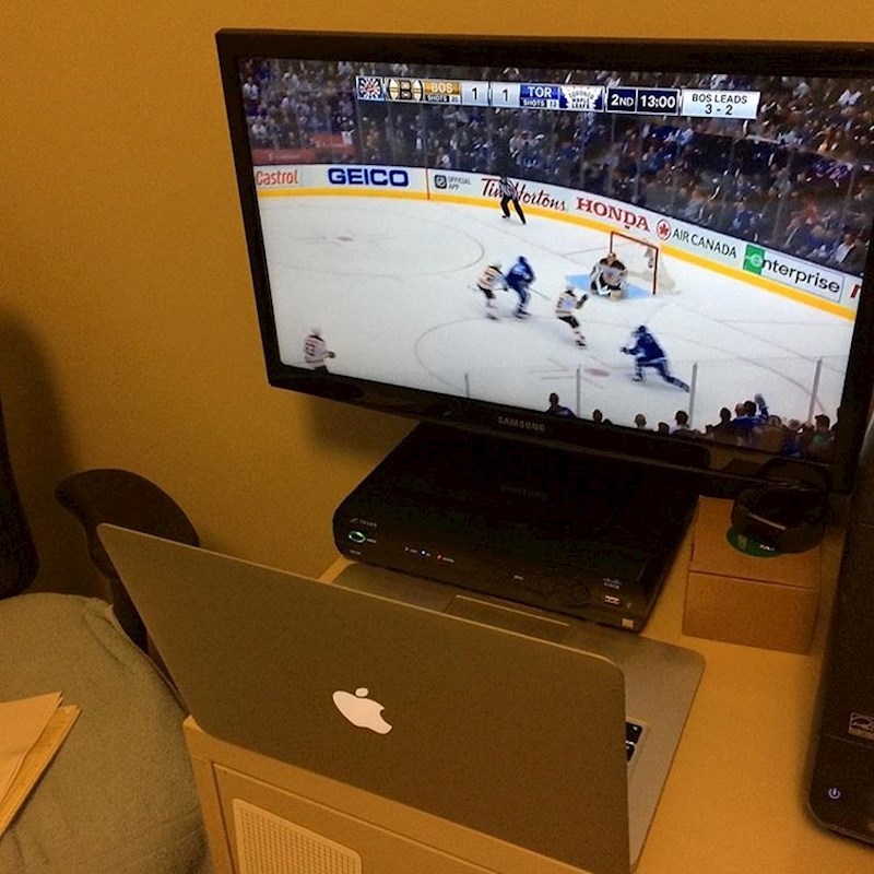 "Muž mi je bio u Kolumbiji i nije mogao gledati prijenos utakmice najdražeg kluba pa me nagovorio da uključim Skype i napravio ovo..."