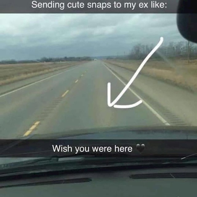 Ono kad bivšem partneru šalješ slatke fotke na Snapchatu...