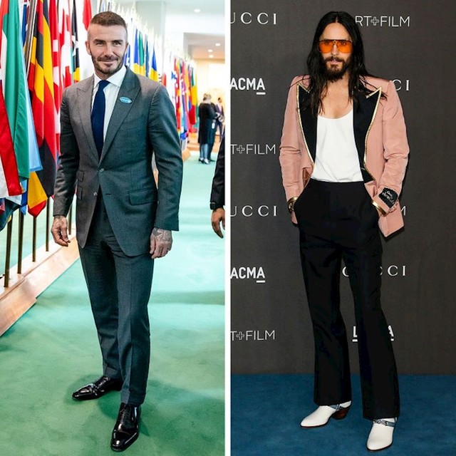 David Beckham i Jared Leto - 180 cm