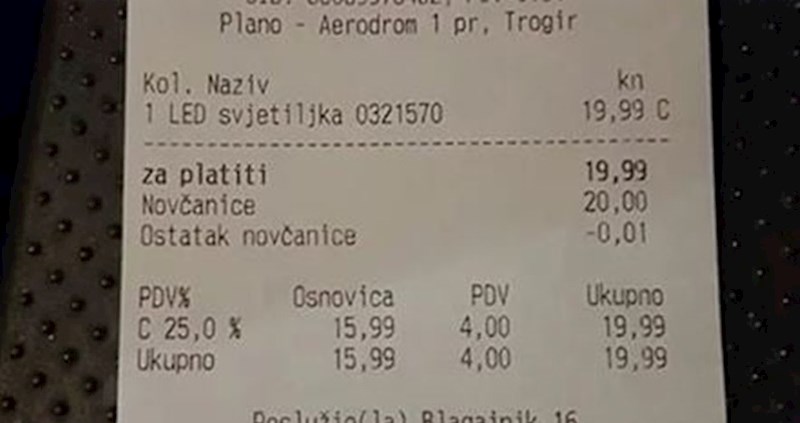 Čovjek nije mogao vjerovati svojim očima kad je vidio što je u supermarketu dobio uz račun