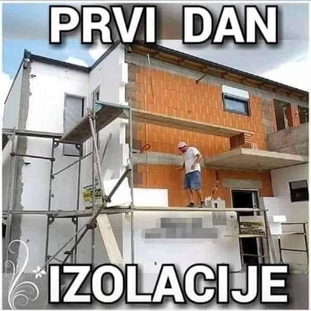 Ono kad ti kažu da moraš u samoizolaciju, a ti krivo shvatiš...