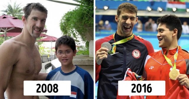 Joseph Schooling je upoznao svog idola, plivača Michaela Phelpsa, kad je imao 13 godina. Osam godina kasnije ga je pobijedio na Olimpijskim igrama.