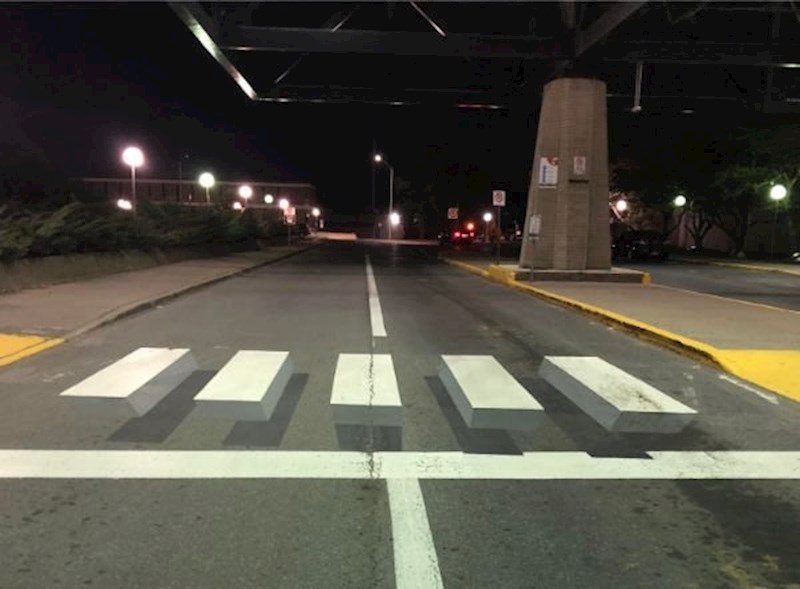 Zanimljiv 3D pješački prijelaz