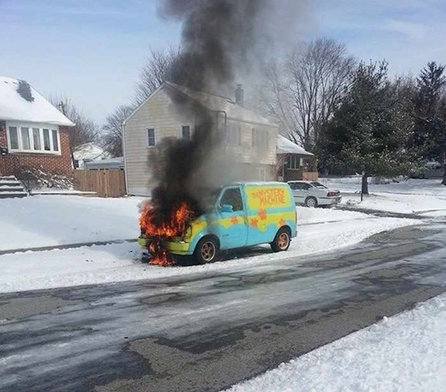 Scooby-Doo društvo je očito također imalo loš dan...