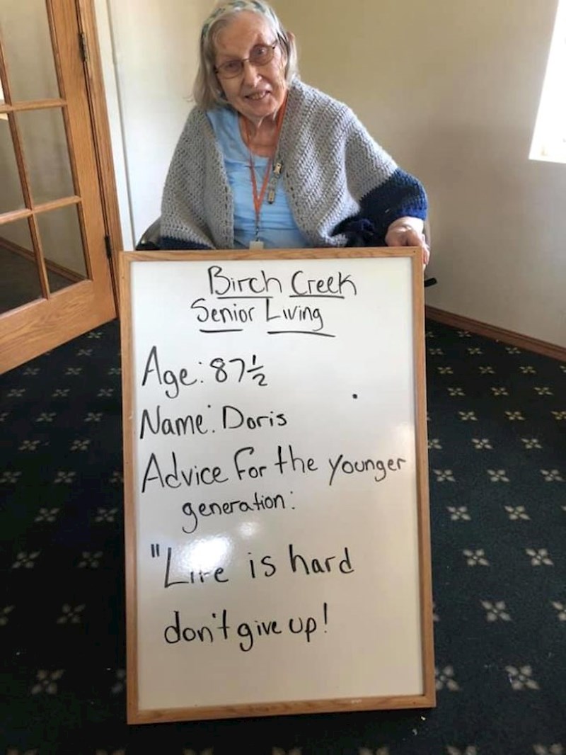 "Život je težak, ne odustaj!"