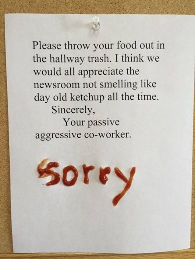 Netko je ostale radnike provocirao ketchupom...