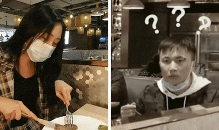 Djevojka je zgrozila drugog gosta restorana, pogledajte što je radila