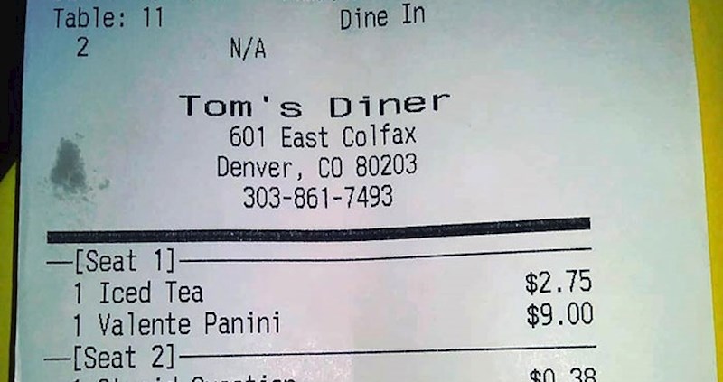 Gosti su se začudili kad su na računu vidjeli što im je konobar naplatio