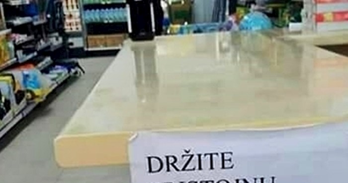 Radnici supermarketa bili su zgroženi kad su vidjeli što neki rade, napisali su obavijest