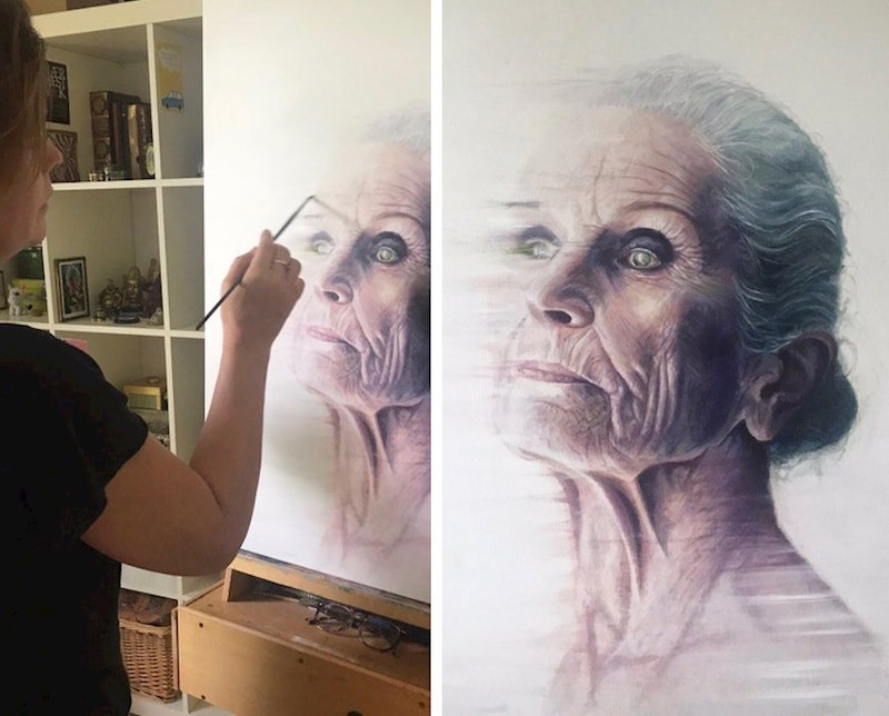 "Moja mama je slikala demenciju."