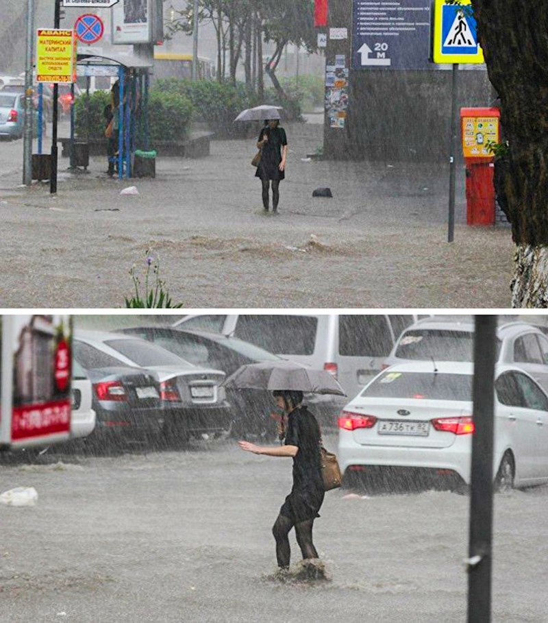 "Rekli su mi da za svaki slučaj uzmem kišobran jer bi moglo početi padati..."