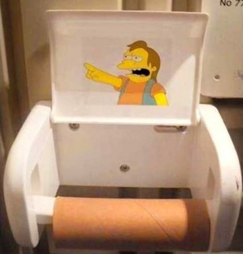 Ostali ste bez WC papira, ha-ha!