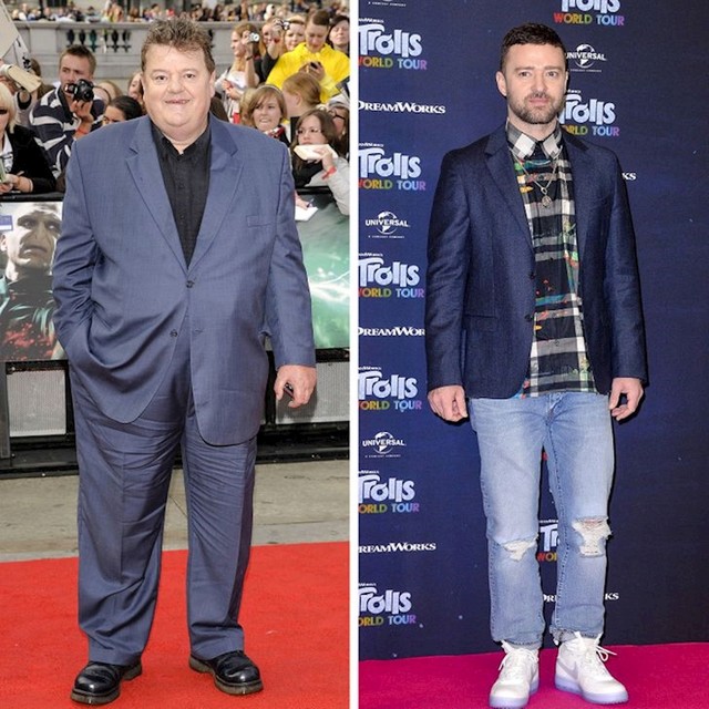Robbie Coltrane i Justin Timberlake - 185 cm