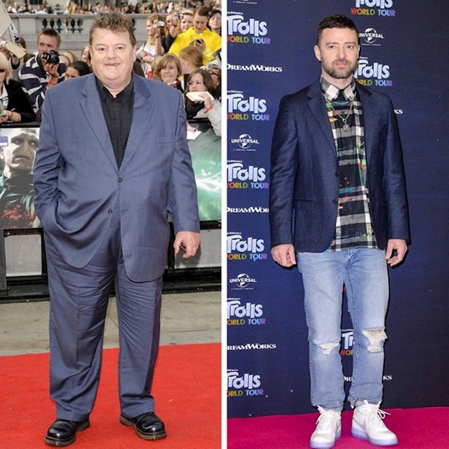 Robbie Coltrane i Justin Timberlake - 185 cm
