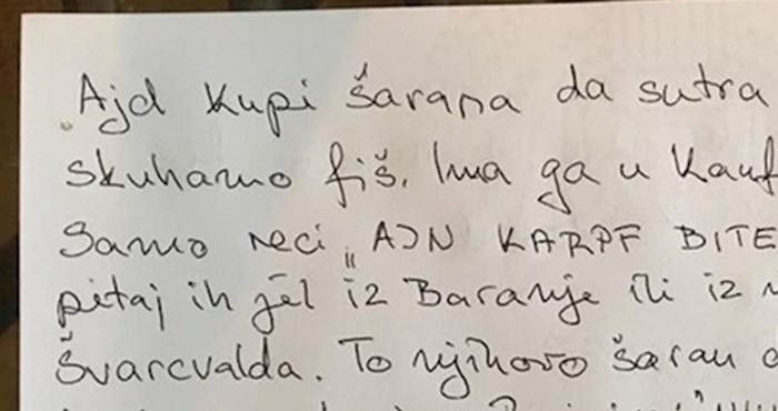 Hrvati slavili Božić u Njemačkoj: Žena mužu napisala genijalne upute kako kupiti šarana za Badnjak