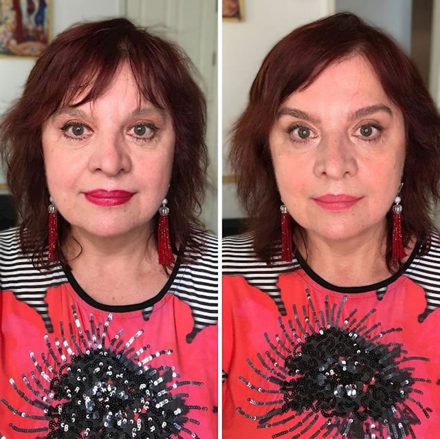 Žene su se prvo našminkale same, a onda ih je našminkala profesionalka: Pogledajte razliku (FOTO) #13