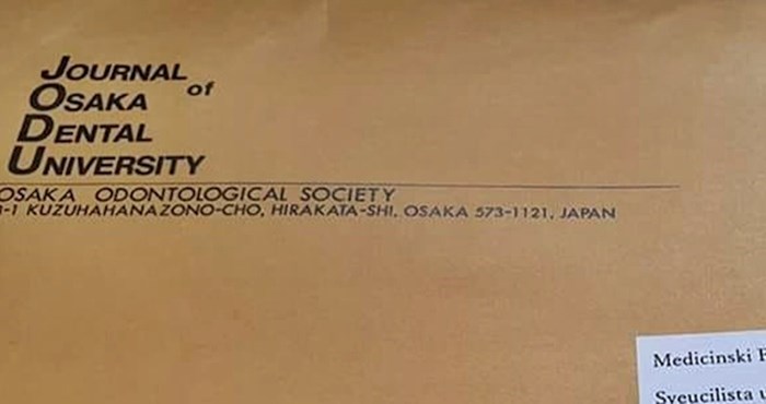 Zagrebačkom medicinskom fakultetu stigla je pošta iz Japana, nešto tu nije u redu