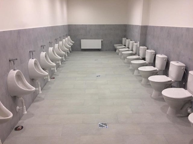 Muško-ženski WC.