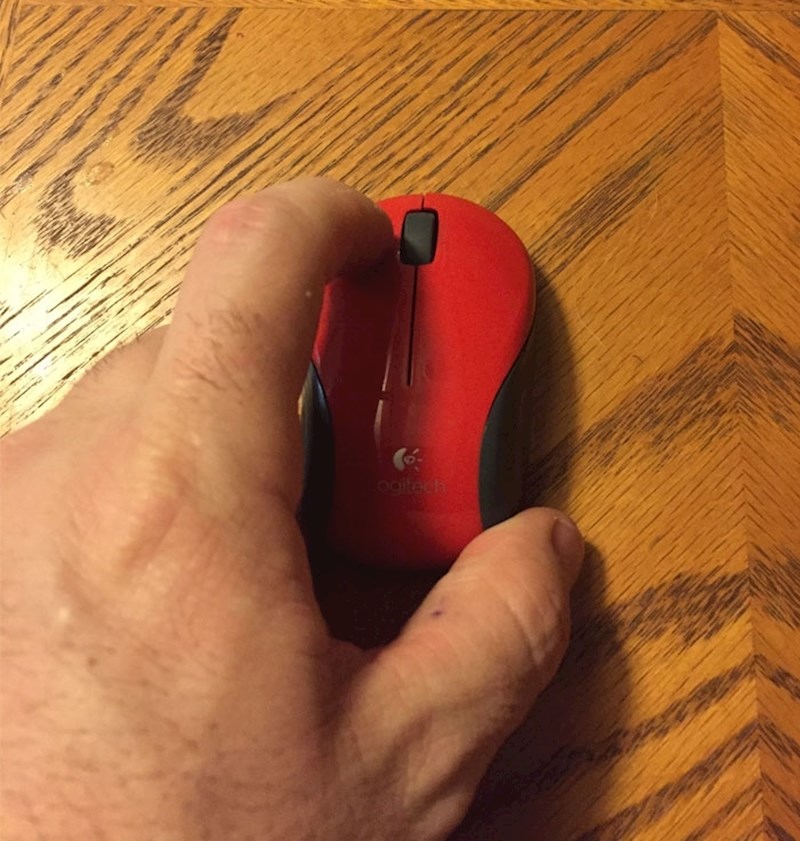 I korištenje miša postaje problem.